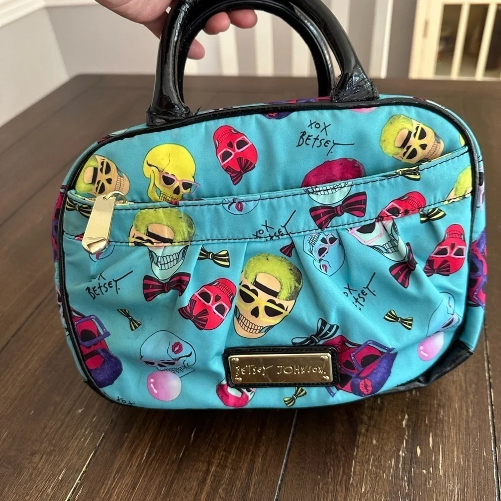 Betsy Johnson cosmetics bag